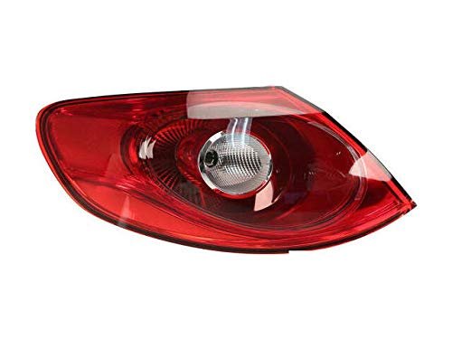 Left Driver Side Outer Tail Light Assembly For 2009 2012 Volkswagen Cc Without R Line Trim Package Red Led Polycarbonate Lens