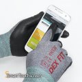 Dex Fit Nitrile Work Gloves Fn330 3 Pairs 3d-comfort Stretchy Firm Grip Thin Lightweight Touch-screen Compatible Durable