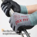 Dex Fit Nitrile Work Gloves Fn330 3 Pairs 3d-comfort Stretchy Firm Grip Thin Lightweight Touch-screen Compatible Durable