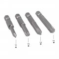Uxcell Screwdriver Bits Set 4pcs 1 4-inch Hex Shank Y1 Y2 Y3 Y4 Magnetic Y Shape Head Screw Driver Bit 50mm Length S2