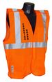 Radians Cl 2 Mesh Breakaway Crossing Guard Safety Vest Orange2 X-large 