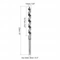 Uxcell Auger Drill Bit Wood Hex Shank 14mm Cutting Dia Highbon Steel For Electric Bench Woodworkingpentry