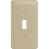 Amertac 935tal 1 Toggle Colours Almond Steel Wallplate