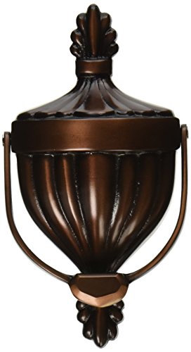 Victorian Urn Door Knocker Oiled Bronze Premium Size