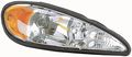 Passenger Side Front Right Headlight Assembly For 1999 To 2005 Pontiac Grand Am Led Light Source With Clear Polycarbonate Lens 