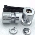 Smt-chromed Swingarm Spools Sliders Sun Engraved Logo For Suzuki Rf900 R Sfv650 Gladius Sv1000 S Sv650 A Sa Sv650s Tl1000r 