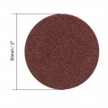 Uxcell 60 Pcs 2 Inch Roll Lock Sanding Grinding Discs 120 240 Grit For Car Polishing And Rust Removal
