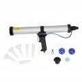 Wendeekun Pneumatic Air Caulking 600ml Aluminum Alloy Applicator With 6 Nozzle
