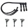 Trq Spark Plug Wires Ignition Coil Kit Set For Sante Fe Xg350 Amanti New 