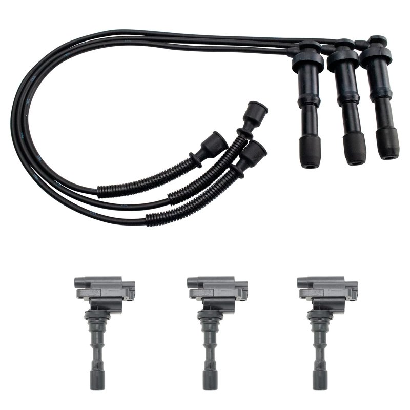 Trq Spark Plug Wires Ignition Coil Kit Set For Sante Fe Xg350 Amanti New