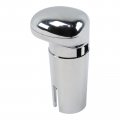 Yshap Chrome Shift Knob Kit With Lower Plastic Sleeve 13 18 For Eaton Fuller Peterbilt Kenworth Freightliner Cover  