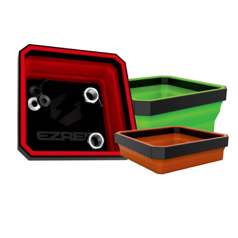 Ezred Ezr-bck18 Eztray Collapsible Parts Tray Set Of 3