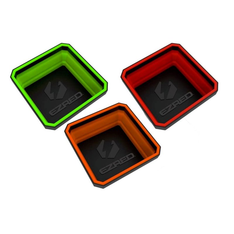 Ezred Ezr-bck18 Eztray Collapsible Parts Tray Set Of 3