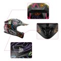 Tcmt Black Kids Youth Motorcycle Motocross Offroad Helmet Dirtbike Street Bike Karting Bmx Mx Atv Full Face Gloves Goggles Dot 