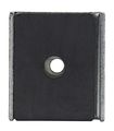 Master Magnetics Ca403cnx Magnet Fastener Rectangular With Center Hole Nickel Plated 1 Length 875 Width 0 250 Height 7 Pounds 