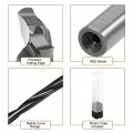 Uxcella Brad Point Drill Bits For Wood 4mm X 70mmward Turning Hss For Woodworking Carpentry Drilling Tool