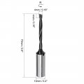 Uxcella Brad Point Drill Bits For Wood 4mm X 70mmward Turning Hss For Woodworking Carpentry Drilling Tool
