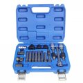18pcs Alternator Pulley Service Decoupler Insert Bit Socket Set Tool Kit Removal Car Remover Decoupling Puller