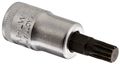 Stahlwille 49x-m8 Screwdriver Socket M8 Size 3 8 Drive 17 8mm Width 52mm Length 