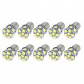 Ruiandsion 10pcs 6v 1156 1141 1003 P21w Ba15s Led Bulb 5050 12smd White Use For Back Up Reverse Lights Turn Signal Light Tail 