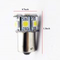 Ruiandsion 10pcs 6v 1156 1141 1003 P21w Ba15s Led Bulb 5050 12smd White Use For Back Up Reverse Lights Turn Signal Light Tail
