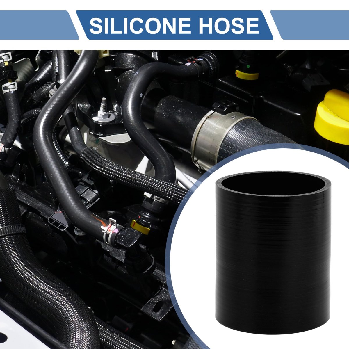 Straight Coupler Silicone Hose 76mm 2 99in Id 100mm 3 94in Length 0 Degrees Ply 4mm Thickness Coolant Air Intake Turbo