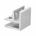 Uxcell 90 Degree Glass Clamp 2pcs For 6-10mm Aluminum Alloy Shelf Support Bracket Double Side Holder Cabinet Cupboard