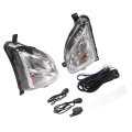 Hecasa Pair Turn Signal Lights For 2018-2021 Chevrolet Equinox Replacement Gm2592323 Gm2593323 Bumper Lamps W Fog Light Clear