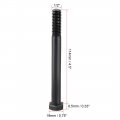 Uxcell 1 2-13 4-1 2 Hex Head Screw Bolts Fastener Grade 5 Unc Carbon Steel Black 2pcs