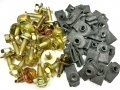 Body Bolts And U Nut Clips 1 4-20 X 15 16 In Dichromate Black Phosphate Finish 50 Piece Set With 25 Part Number 1594 