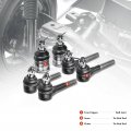 A-premium 6pcs Inner And Outer Tie Rod Ends Front Upper Ball Joints Compatible With Dodge Rama 1500 2500a Van B100 B150 B200