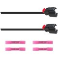 Premium 2x Abs Wheel Speed Sensor Connector For Jeep Chrysler Dodge Ford Chevy Lincoln Cadillac 18 Gauge 12 Inches 30 Cm Length