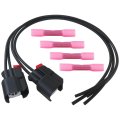 Premium 2x Abs Wheel Speed Sensor Connector For Jeep Chrysler Dodge Ford Chevy Lincoln Cadillac 18 Gauge 12 Inches 30 Cm Length