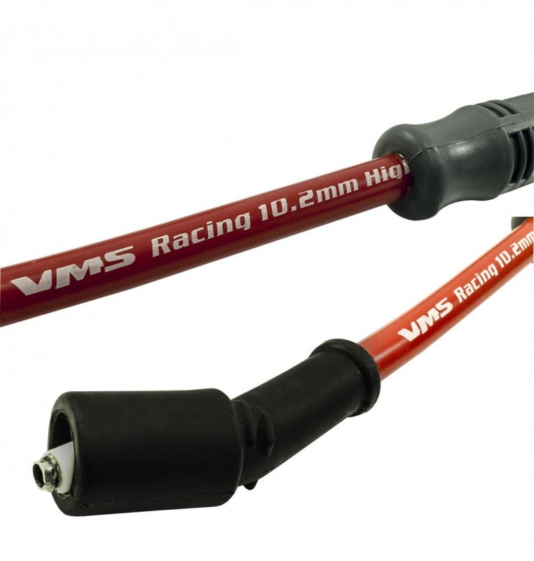 Vms Racing Red 10 2mm High Performance Engine Spark Plug Ignition Wires Wire Set 32829 For 4 8l 5 3l 6 0l 2l Vortec Chevy