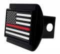 Firefighter Hitch Cover Black Frame Black