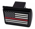 Firefighter Hitch Cover Black Frame Black