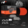 A-premium Rear Ceramic Disc Brake Pads Set Compatible With Select Toyota Models Avalon 2000-2007 Solara 1999-2008 Camry
