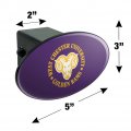 West Chester University Primary Logo Oval Tow Hitch Cover Trailer Plug Insert 2