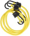 Rpjs-hd40 Heavy Duty Stretch Bungee Cords With Anti Scratch Hooks 40 In Nylon Yellow Pack Of 2 