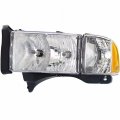 1999-2002 Dodge Pick Up Old Style Driver Side Replacement Headlight Head Lamp Ch2502123 Old W Sport Pkg 