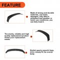 Ecotric Rear Trunk Spoiler Wing Lid Compatible With 14-20 Lexus Is200t Is250 Is300 Is350 Carbon Fiber Style Durable Plastic