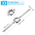 30mm X 11mm Die Stock Handle Wrench For Metric M10-m11 Od Rounds Threading Die Adjustable Holder Tapping Hand Tool Thread