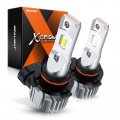 Sealight 9006 Hb4 Led Fog Light Bulb Or Drl 12000lm 800 Brightness 6500k Cool White 360a Adjustable Ring Lights For Car 984 Ft 