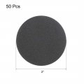 Uxcell 2-inch Hook And Loop Sanding Disc Wet Dry Silicon Carbide 400 Grit 50 Pcs