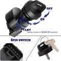 Glenparts Ignition Key Switch For Polaris Ranger 400 500 570 800x4 Crew Rzr 4 Scrambler Sportsman 550 Se Xp Ace 900 Atv Oem Off