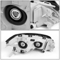 Auto Dynasty Gm2502307 Oe Style Chrome Housing Driver Left Side Headlight Lamp Compatible With Chevy Malibu 08-12
