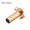 M8x28mm T-nuts 4 Pronged Tee Nut Carbon Steel Threaded Inserts For Wood 80pcs