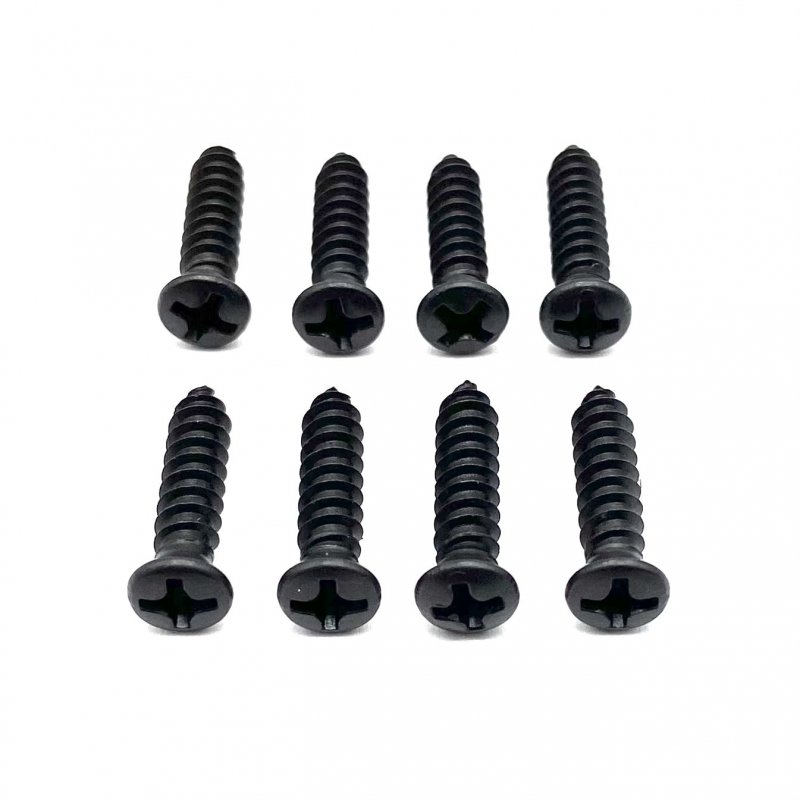 Region Offroad Headlight Bezel Turn Signal Side Marker Screws For Jeep Wrangler Yj 1987-1995 Black