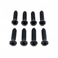 Region Offroad Headlight Bezel Turn Signal Side Marker Screws For Jeep Wrangler Yj 1987-1995 Black 