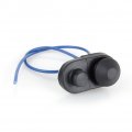 Car Door Light Switch- Vehicle Interior Lamp Switch Button Black 